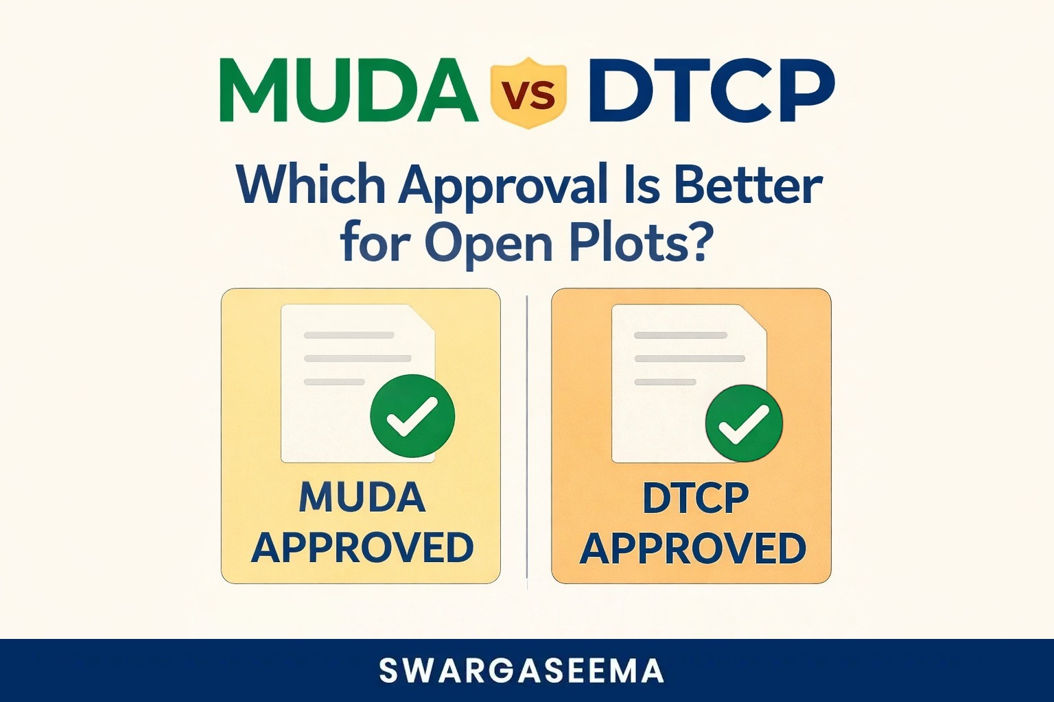 MUDA vs DTCP Which One is better for open plots in telangana swargaseema