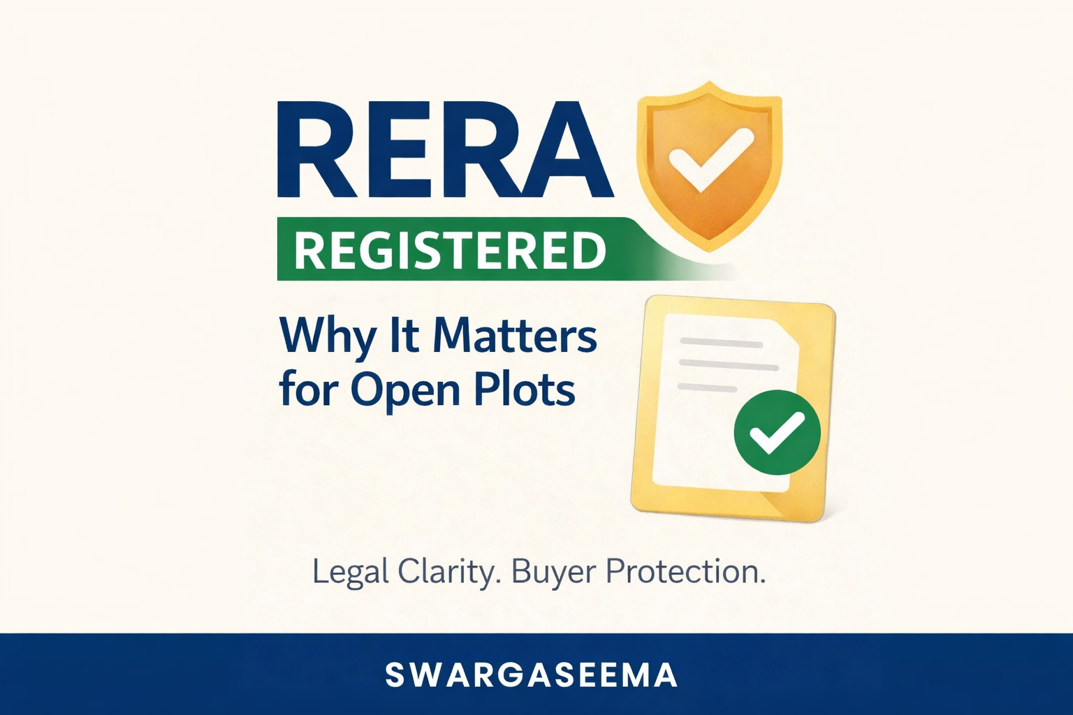 Why RERA Registration Matters Even for Open Plots